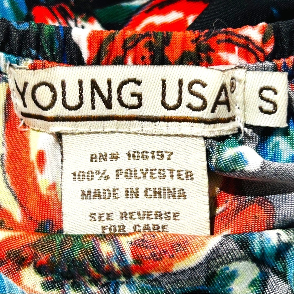 4/$20 Young USA Floral High-Low Dress Size S - Picture 5 of 5
